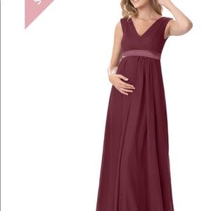 Azazie Angelina bridesmaid dress in Cabernet